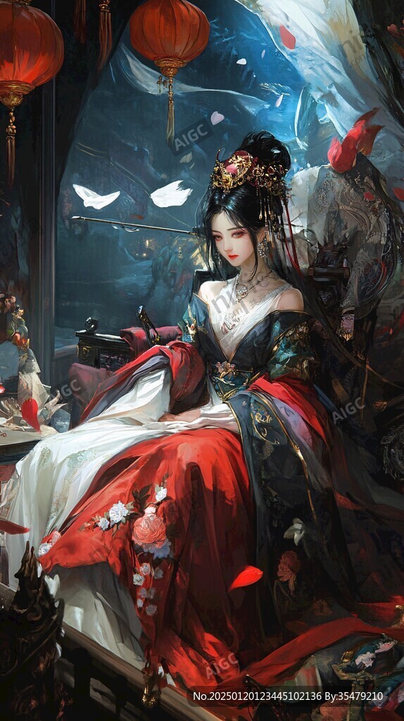画意虞姬