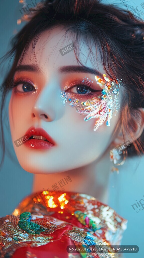 彩妆人物欣赏