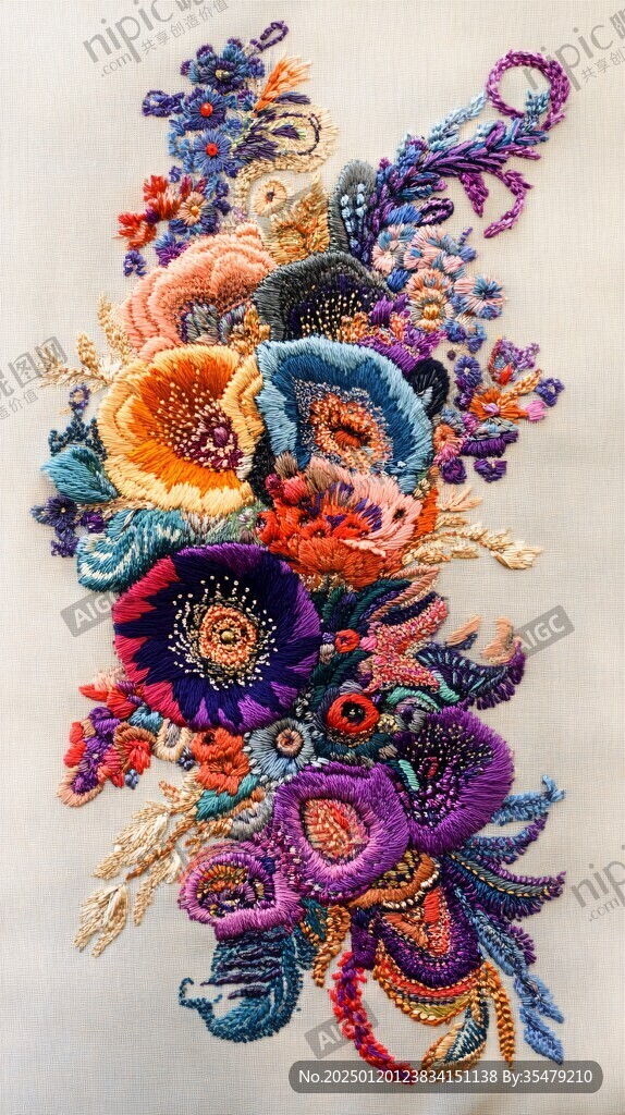 绣花素材