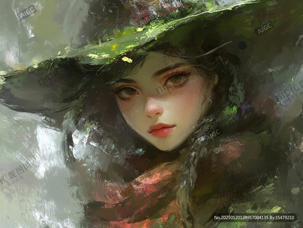 厚涂少女