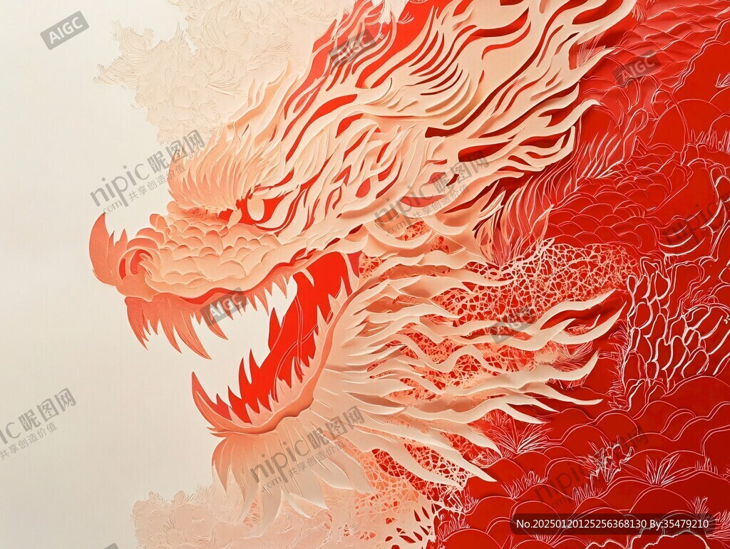龙年系列包装插画