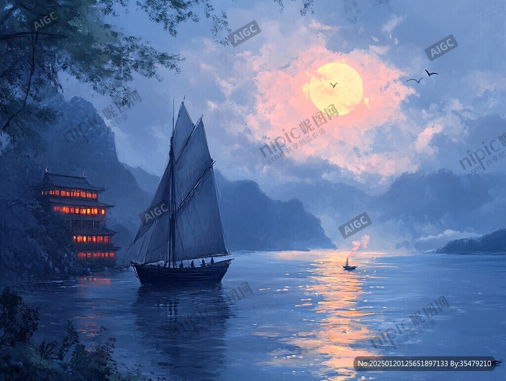 月影风帆