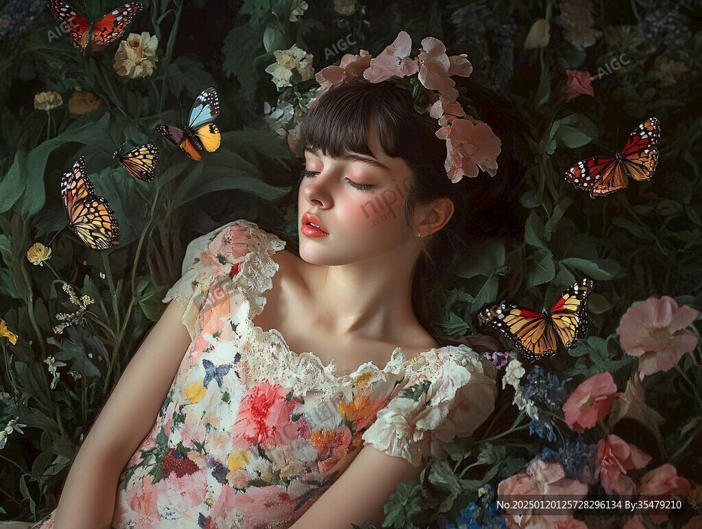 花中睡美人