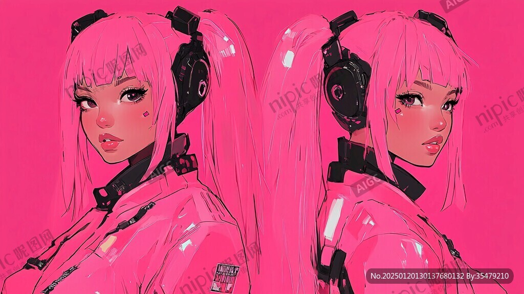 赛博朋克潮流人物