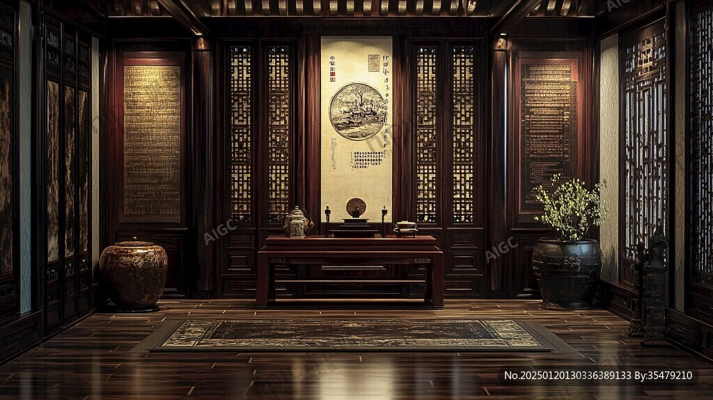 传统书房场景