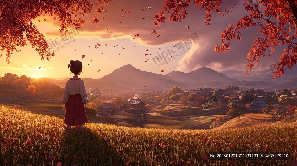 唯美农村场景