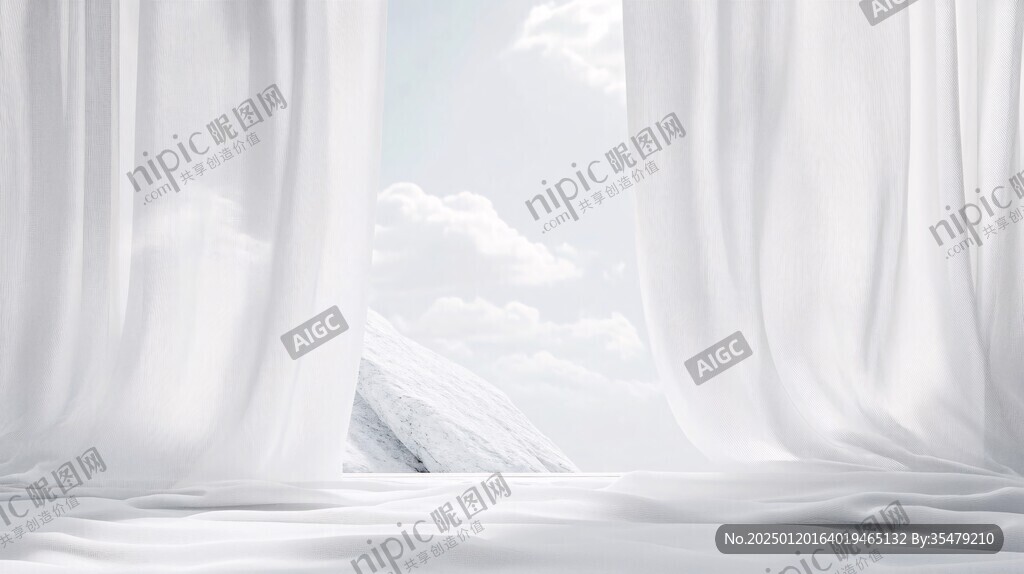 3d窗帘场景