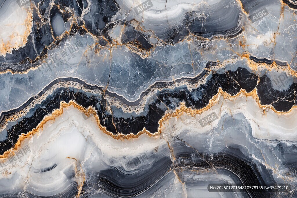 蓝色玛瑙石艺术背景