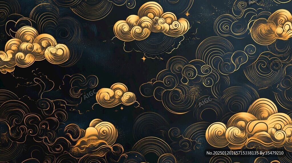 金银云纹
