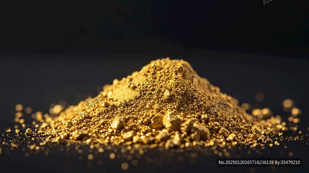 金色粉末