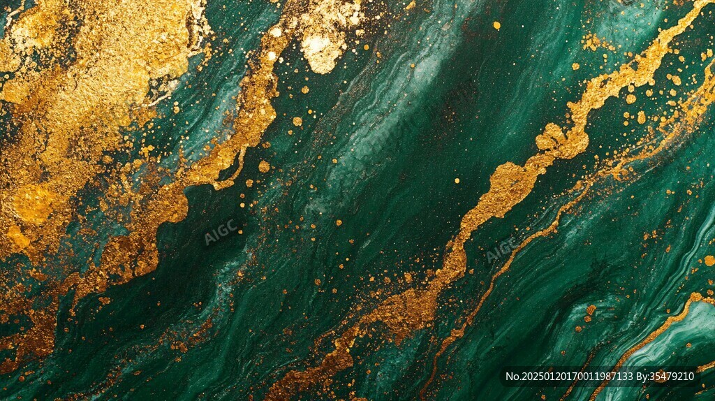 流体大理石金色素材