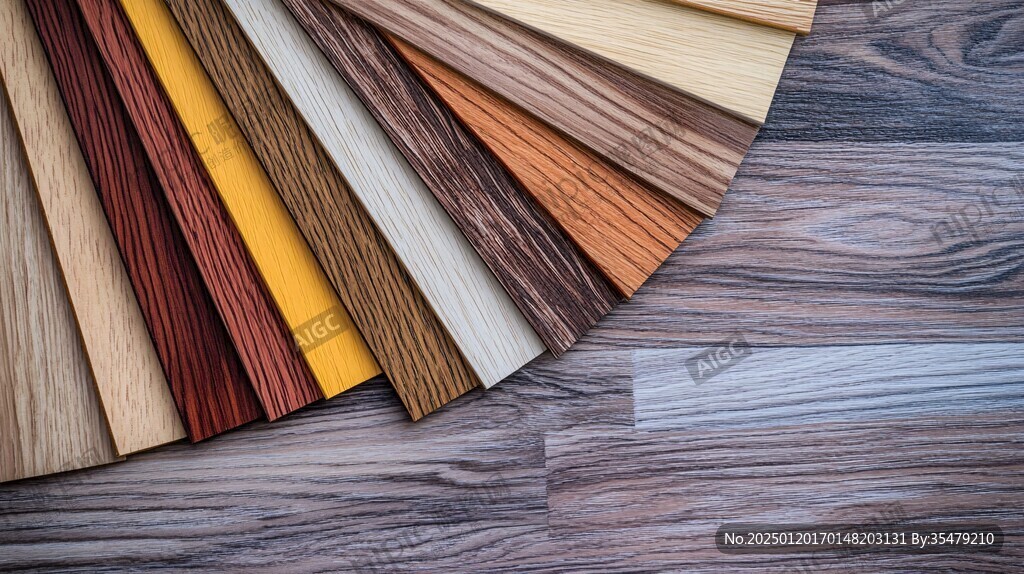 多种颜色木板木材
