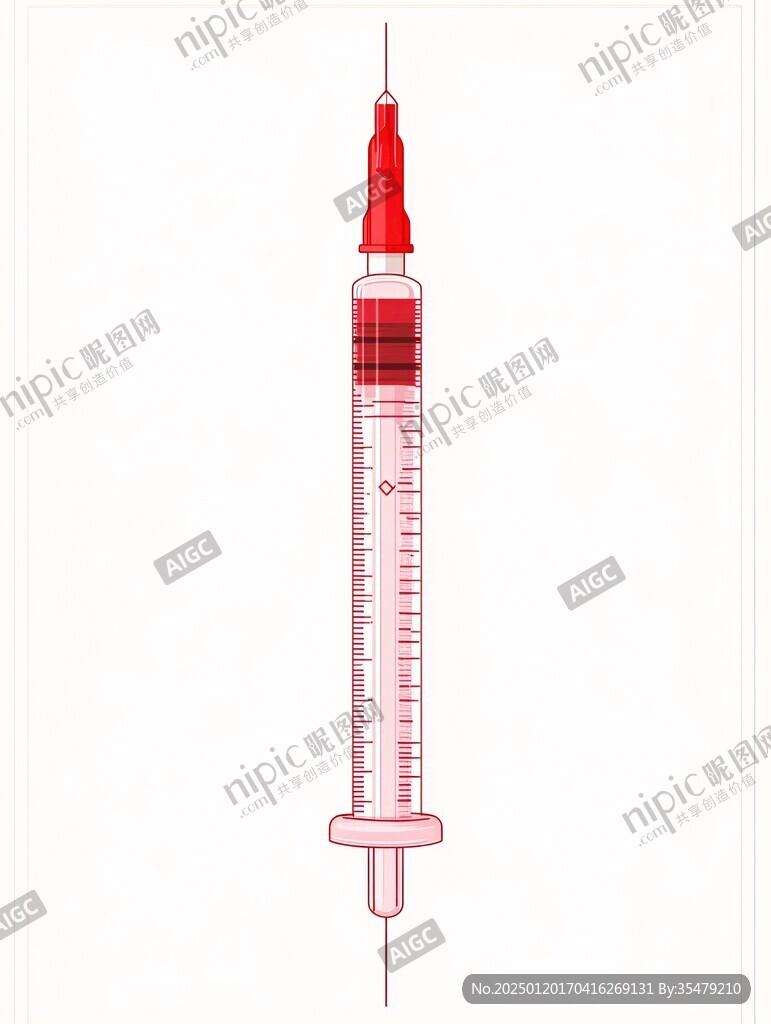 注射器插画