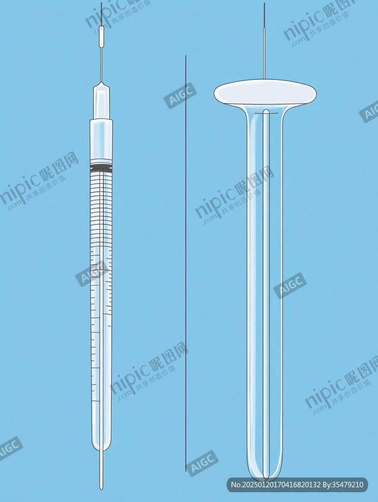 注射器插画
