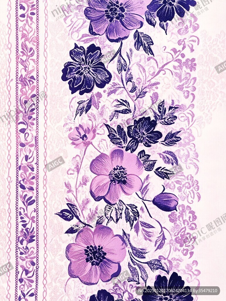 欧美手绘花纸