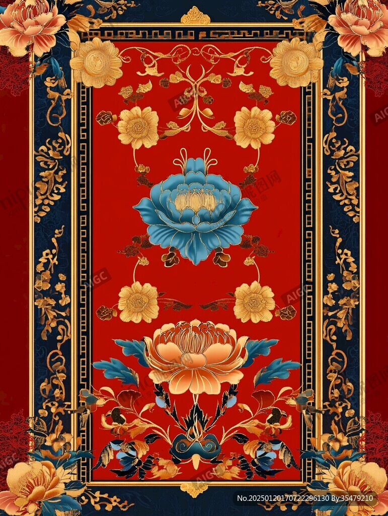 豪华至尊大气富贵图案