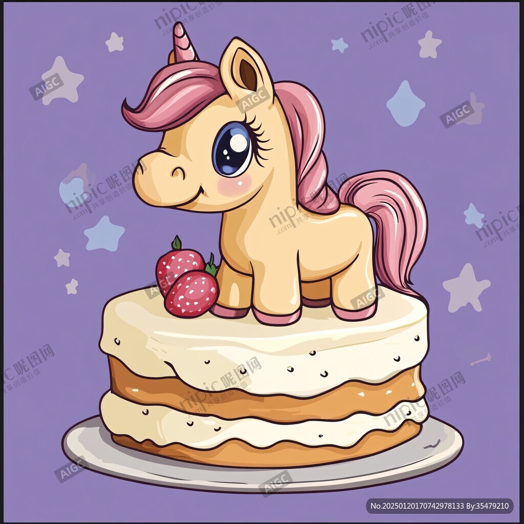 小马生日蛋糕