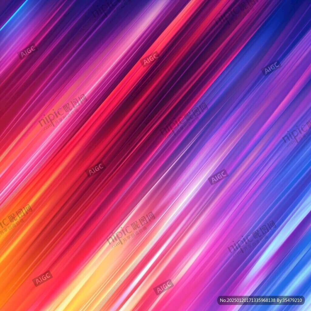 七彩绚丽渐变条纹