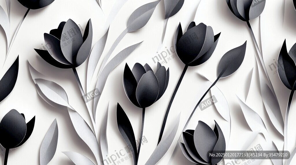 3d立体花壁纸