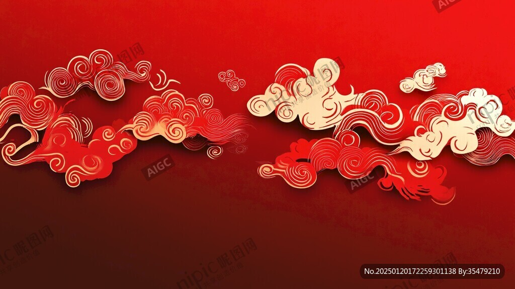 宋代云图高端云纹装饰