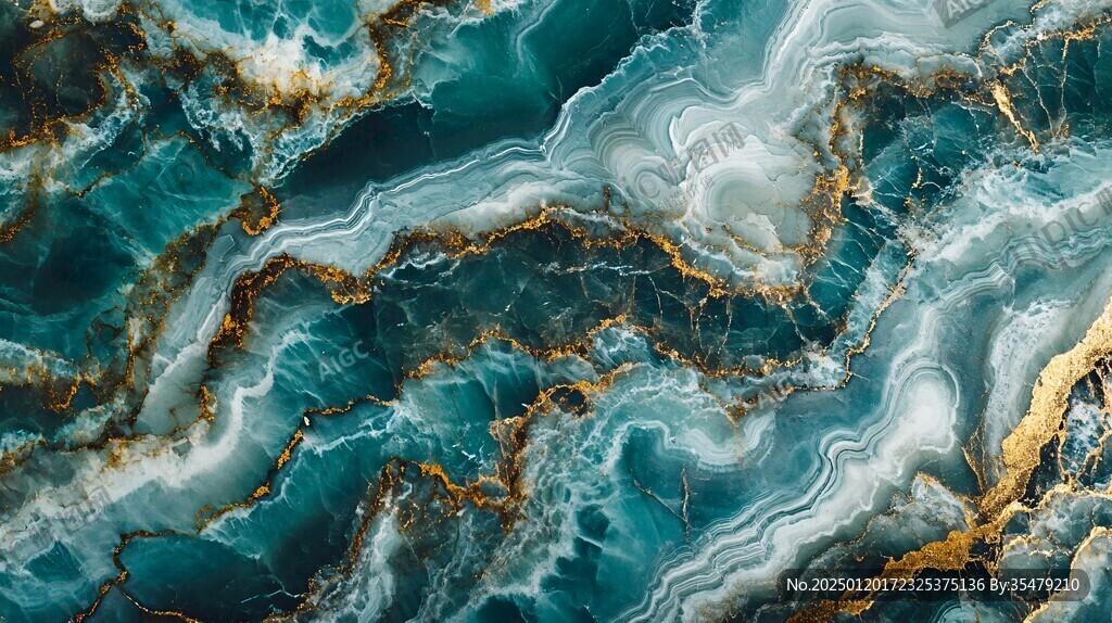 蓝色玛瑙石艺术背景