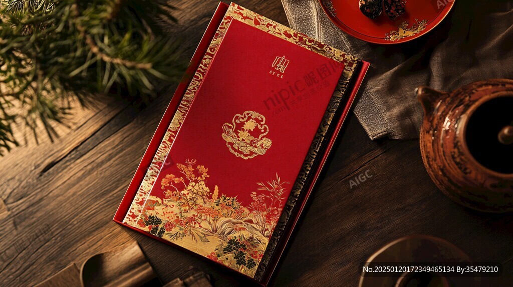 中式纪念册