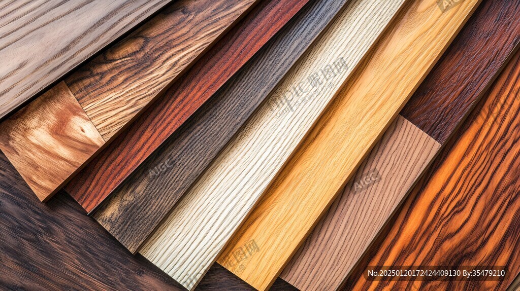 多种颜色木板木材
