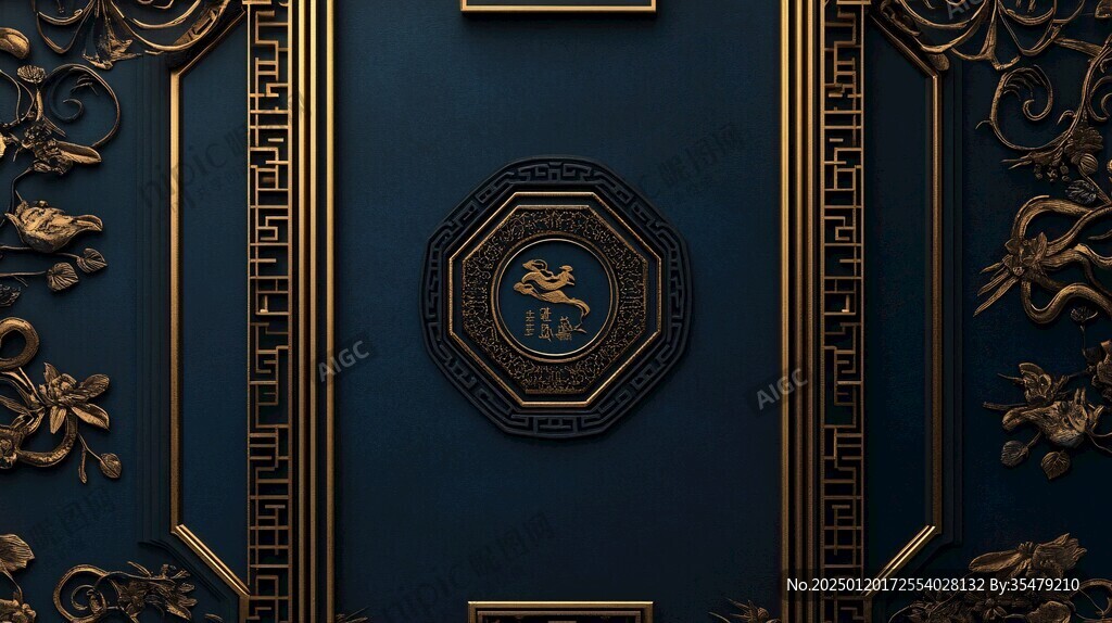 中式门金色地产