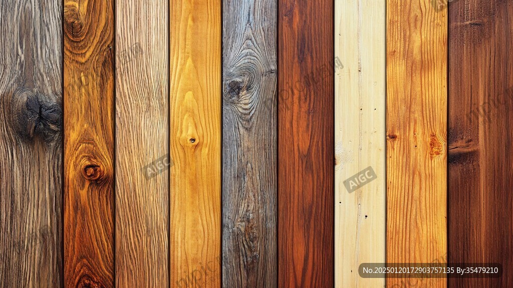 多种颜色木板木材