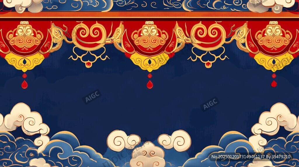 喜庆卡通背景