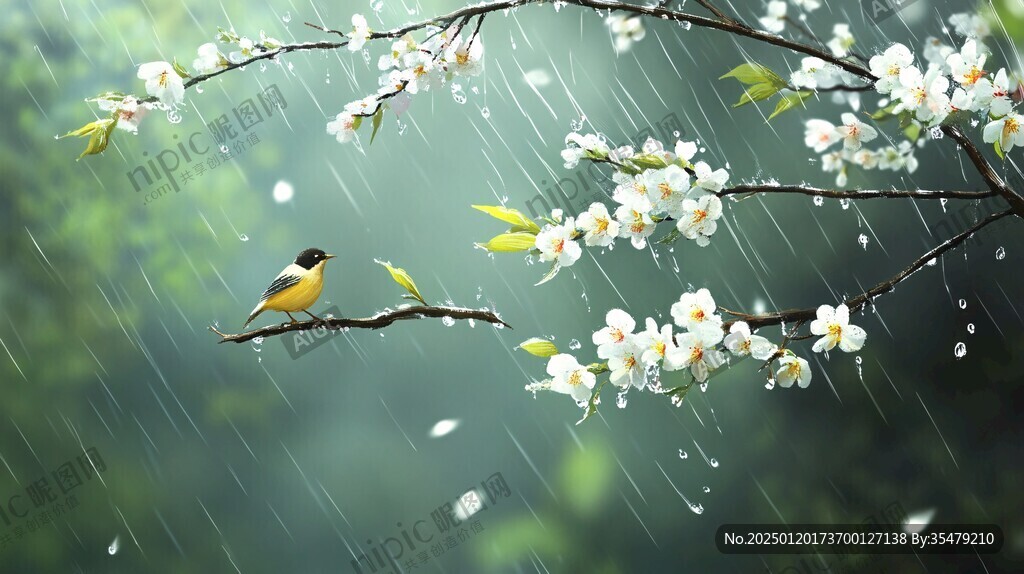 春夜喜雨诗意
