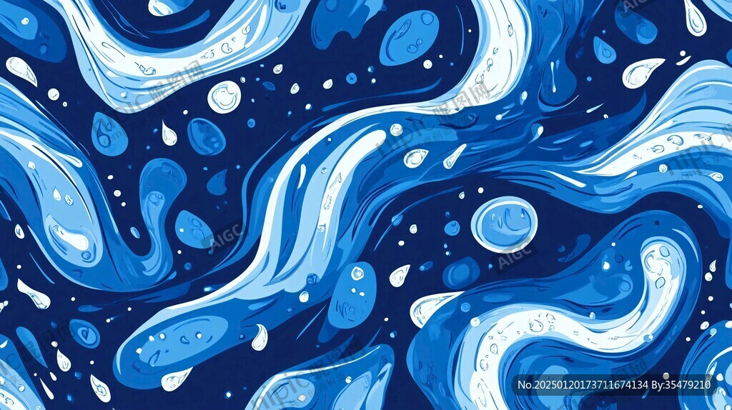 流体肌理图案