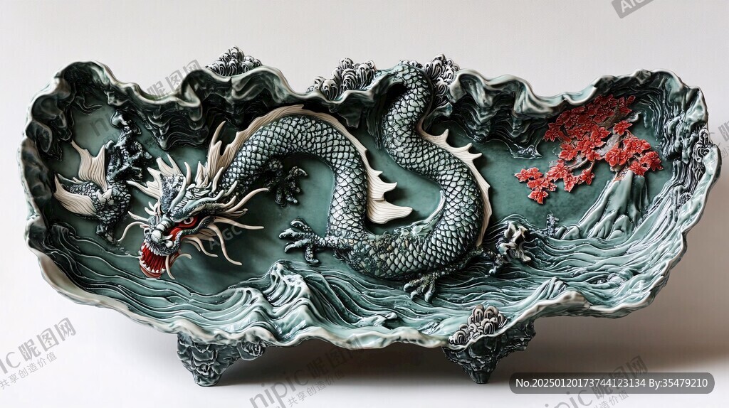 龙茶盘