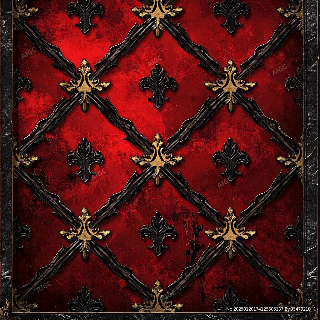 红金色欧式背景
