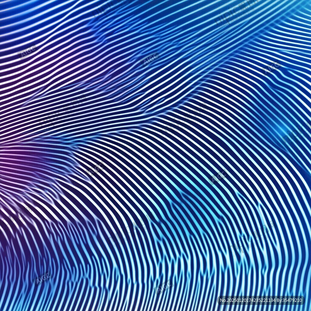 炫彩波浪蓝色渐变纹理