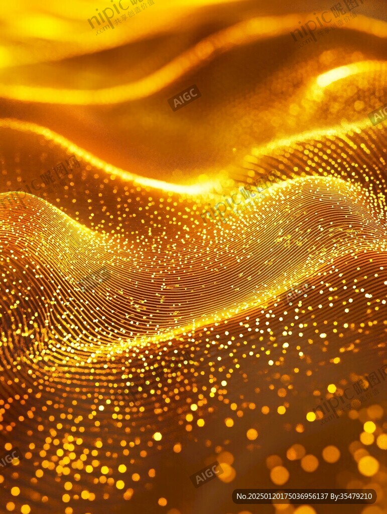 金色无限科技背景