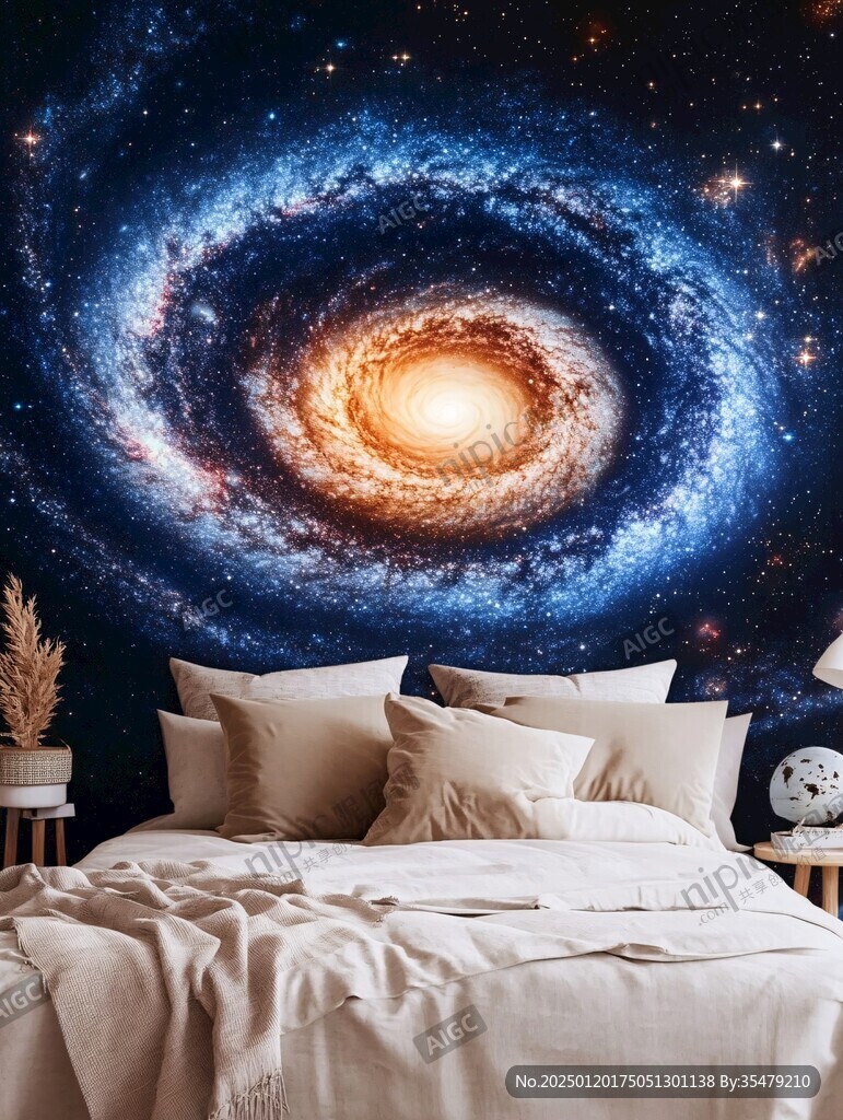宇宙银河系背景墙