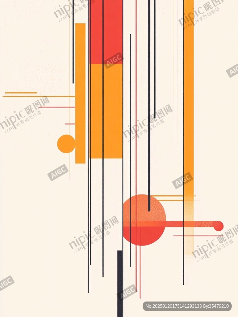 创意线条色块背景