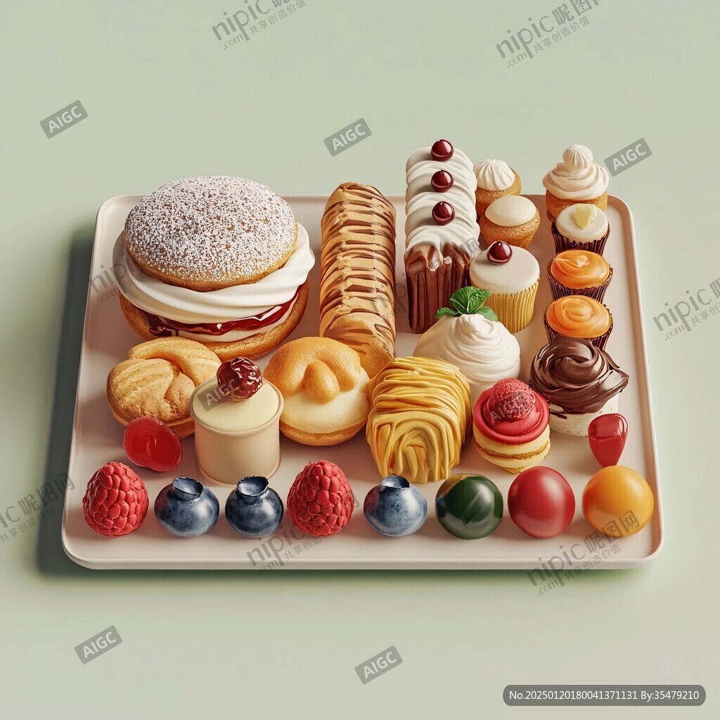 3d甜点零食