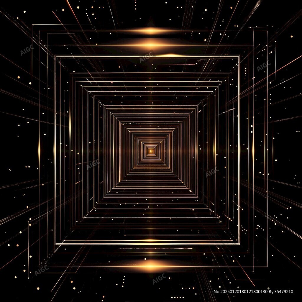 科技背景黑金活动背景