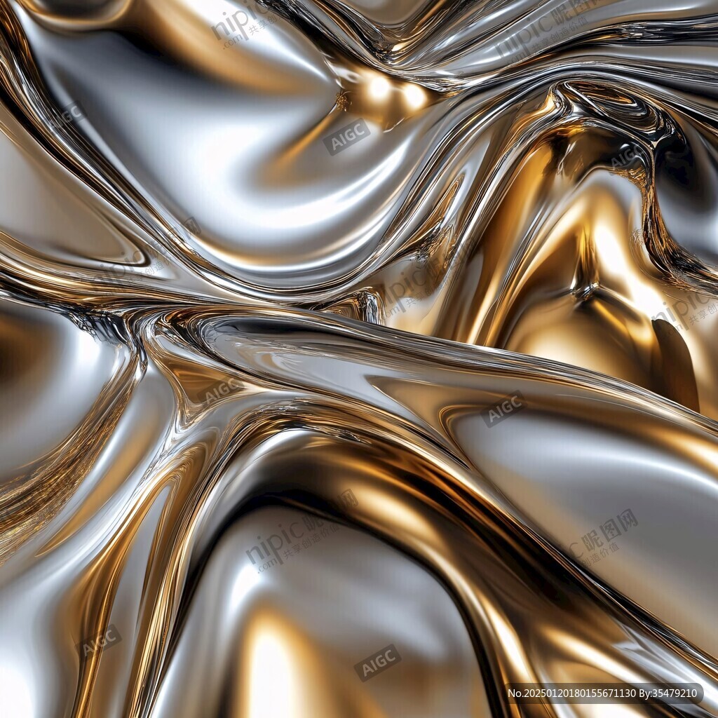 金色液体金属