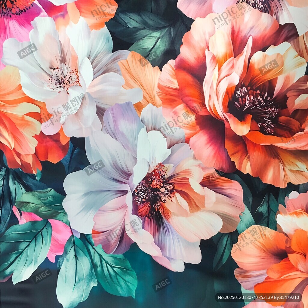 花朵软膜背景