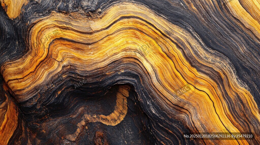 黄蓝相间大理石纹理