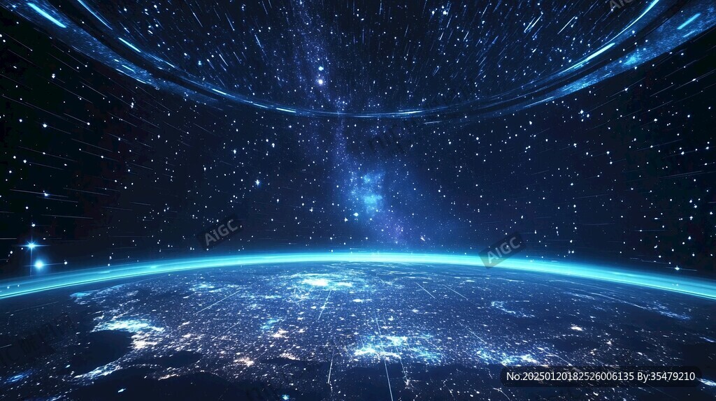 科技星球主视觉科技