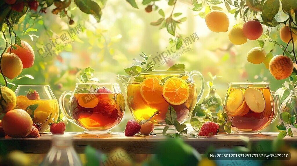 水果茶banner