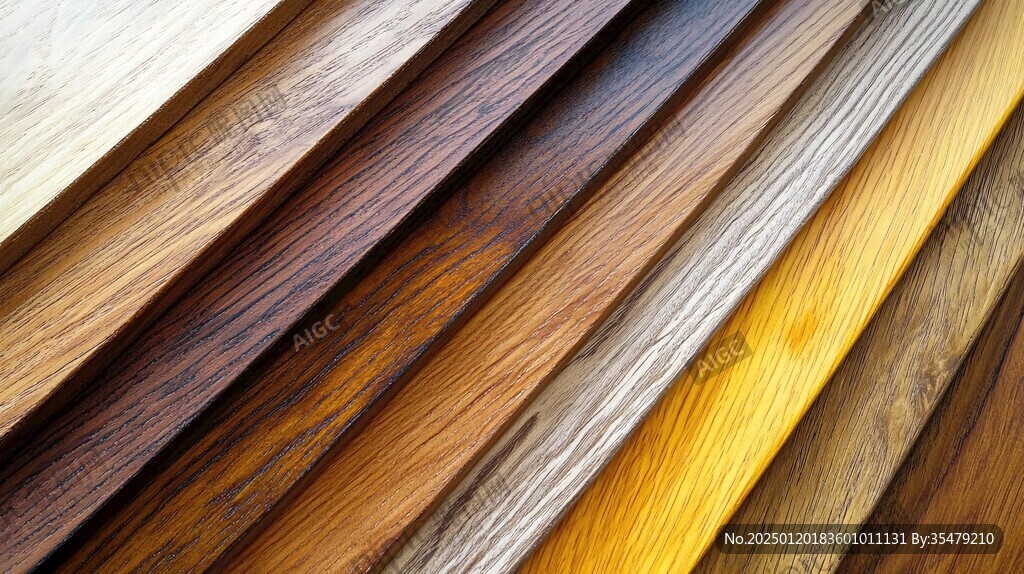多种颜色木板木材
