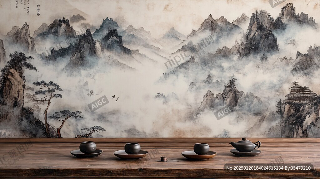 茶室壁画