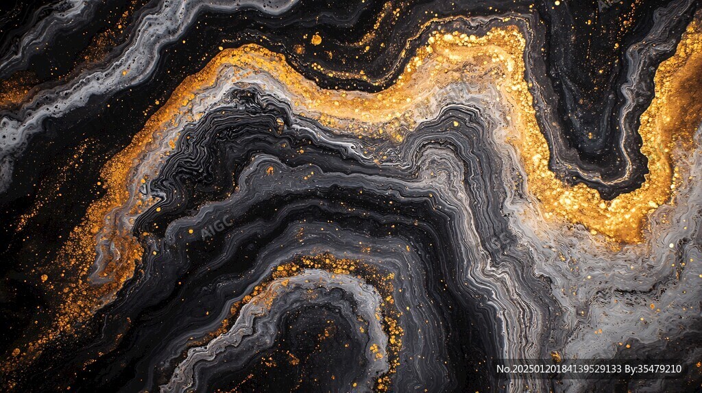 黄蓝相间大理石纹理