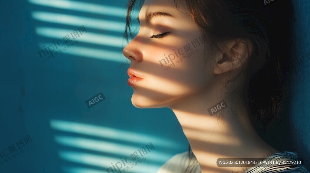 光影人物素材
