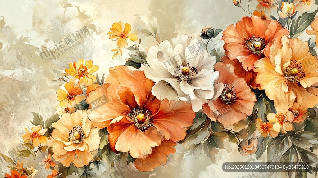 高清花朵墙纸